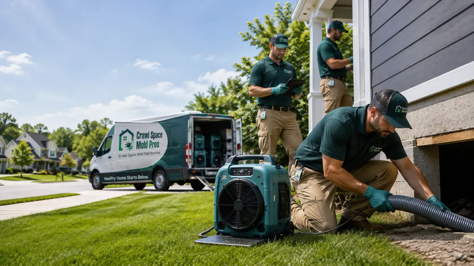 Crawl Space Mold Removal in Royal, IL